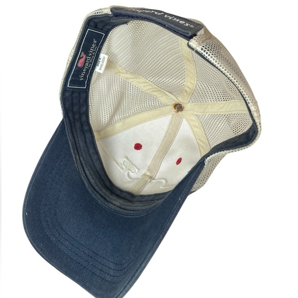 Vineyard Vines Martha’s Vineyard Whale Logo Adjustable Baseball Cap OS - Picture 4 of 4